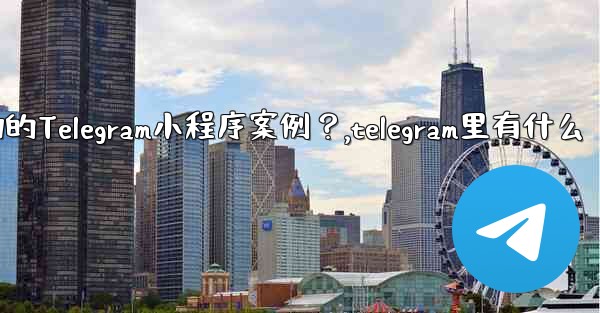有哪些成功的Telegram小程序案例？,telegram里有什么