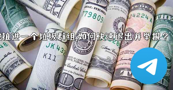 Telegram我被拉進一個垃圾群組，如何快速退出並舉報？_telegram我被拉进一个垃圾群组,如何快速退出并举报？