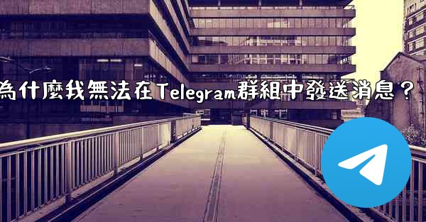 為什麼我無法在Telegram群組中發送消息？