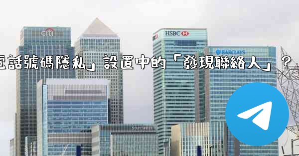 在Telegram使用中，什麼是「電話號碼隱私」設置中的「發現聯絡人」？