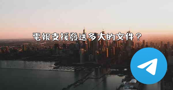 電報支援發送多大的文件？