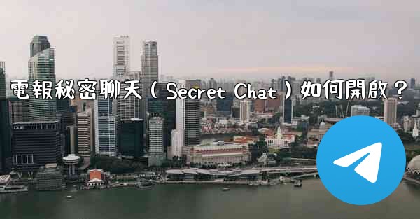 電報秘密聊天（Secret Chat）如何開啟？