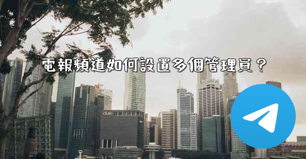 電報頻道如何設置多個管理員？