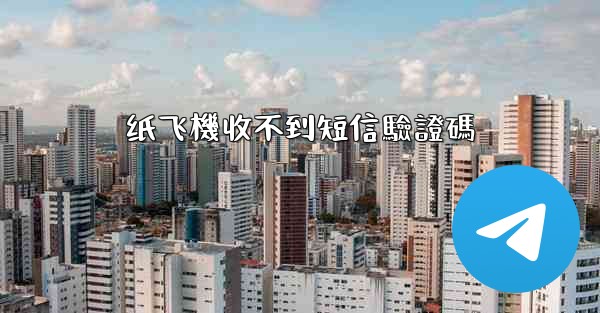 纸飞機收不到短信驗證碼