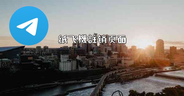 纸飞機註销页面