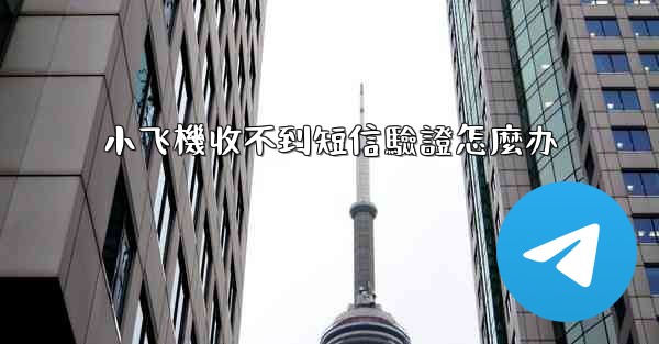 小飞機收不到短信驗證怎麼办