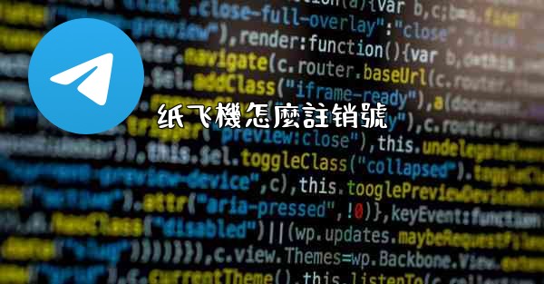 纸飞機怎麼註销號