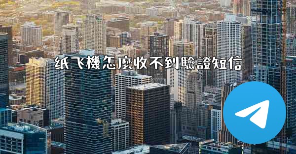 纸飞機怎麼收不到驗證短信