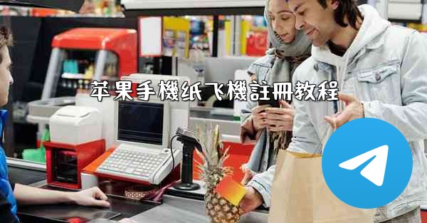 苹果手機纸飞機註冊教程