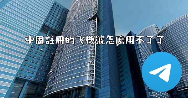 中國註冊的飞機號怎麼用不了了