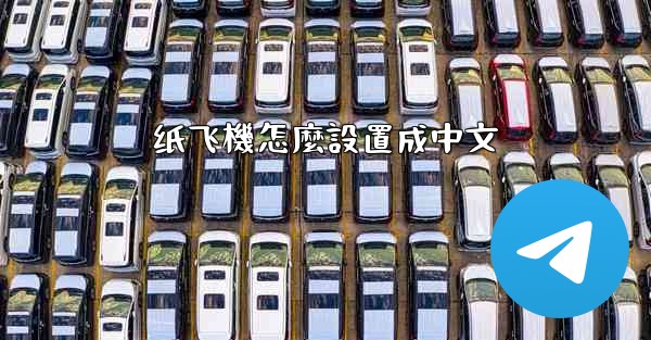 纸飞機怎麼設置成中文