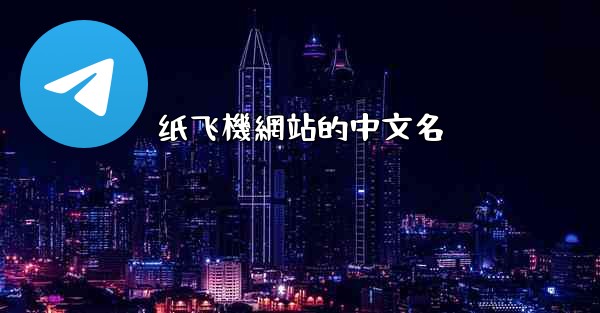 纸飞機網站的中文名