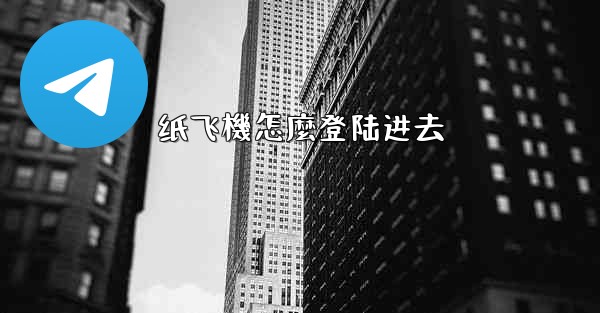 纸飞機怎麼登陆进去