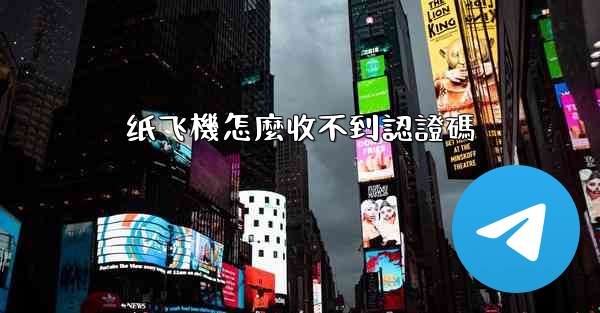 纸飞機怎麼收不到認證碼