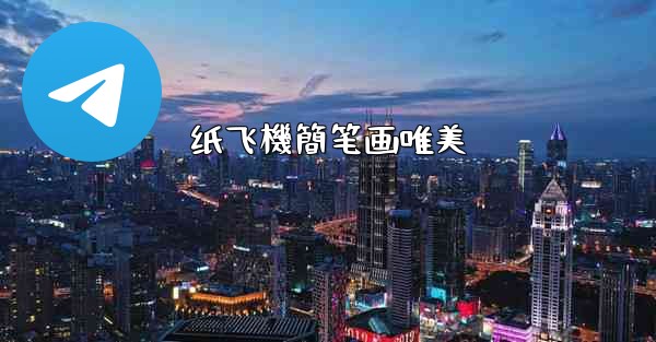 纸飞機簡笔画唯美