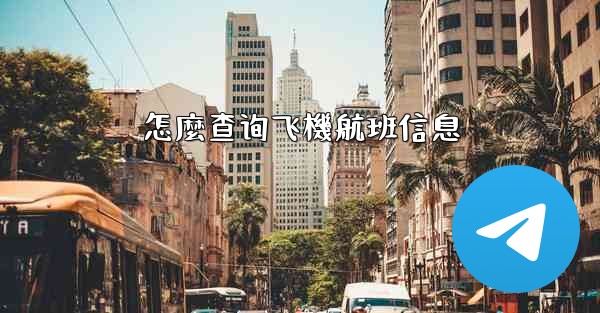 怎麼查询飞機航班信息