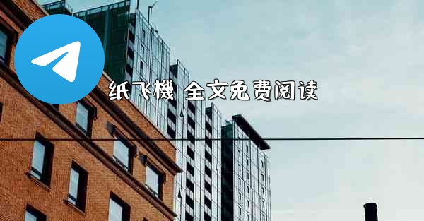 纸飞機 全文免费阅读
