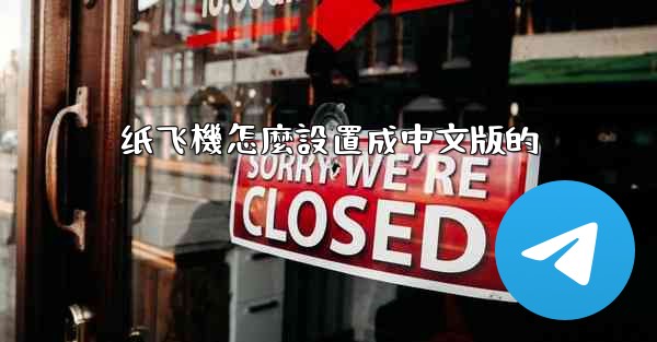 纸飞機怎麼設置成中文版的