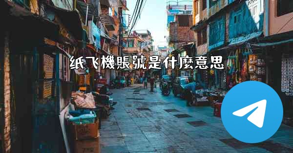 纸飞機賬號是什麼意思