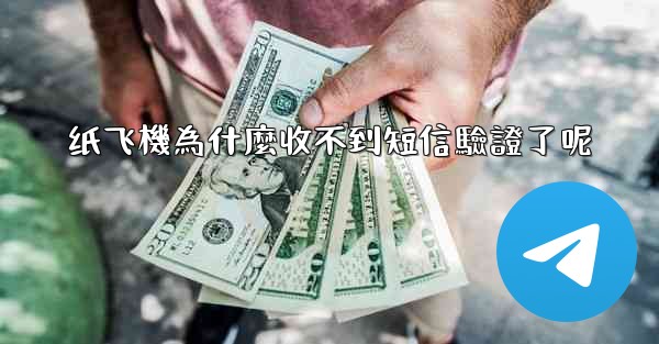 纸飞機為什麼收不到短信驗證了呢