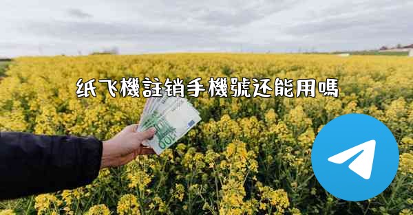 纸飞機註销手機號还能用嗎