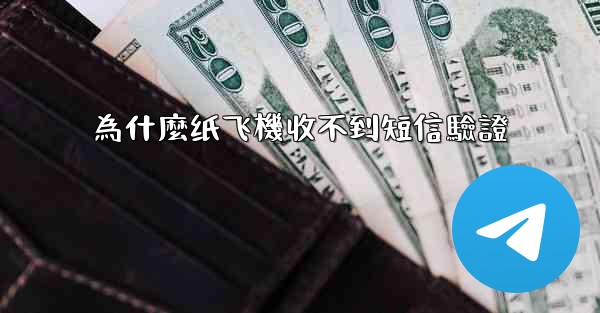 為什麼纸飞機收不到短信驗證