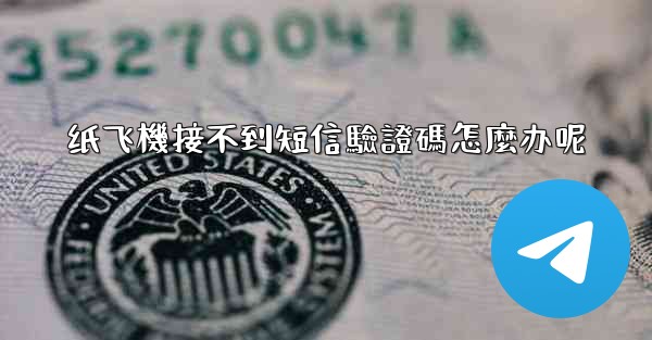 纸飞機接不到短信驗證碼怎麼办呢