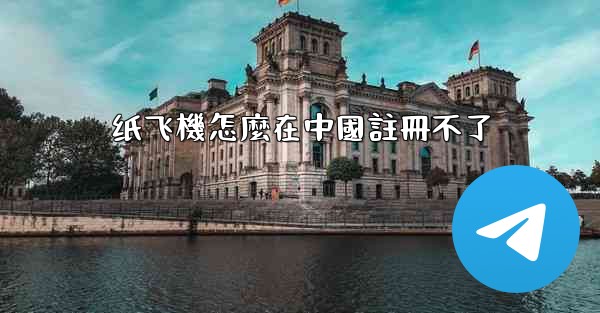 纸飞機怎麼在中國註冊不了