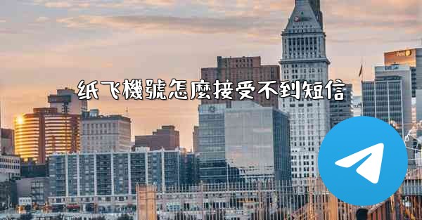 纸飞機號怎麼接受不到短信