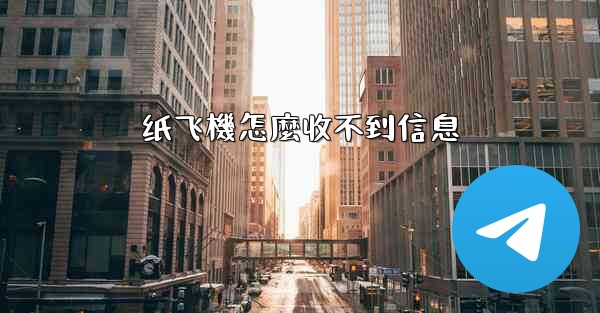 纸飞機怎麼收不到信息