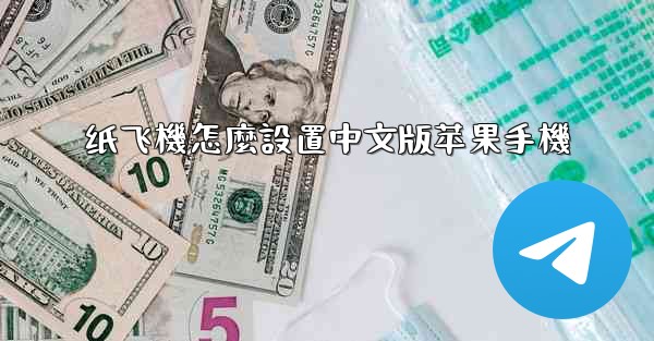 纸飞機怎麼設置中文版苹果手機