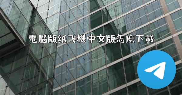 電腦版纸飞機中文版怎麼下載