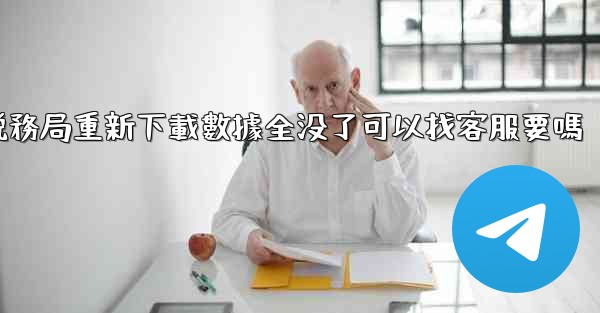 自然人電子税務局重新下載數據全没了可以找客服要嗎