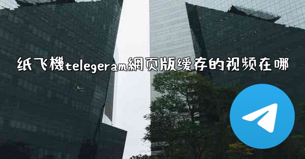 纸飞機telegeram網页版缓存的视频在哪