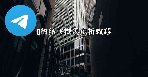 猎豹纸飞機怎麼折教程