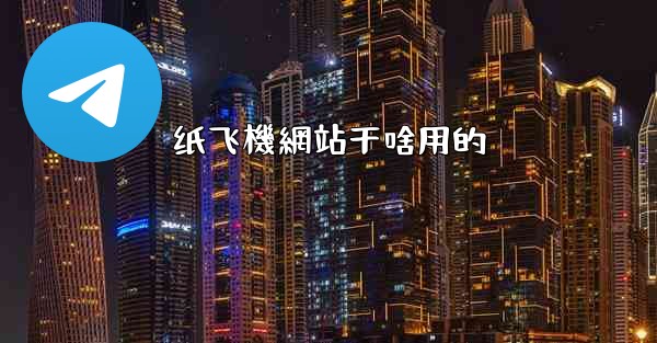 纸飞機網站干啥用的