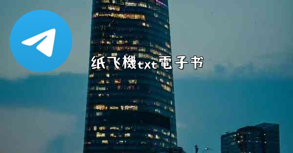 纸飞機txt電子书