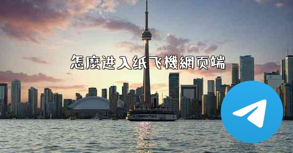 怎麼进入纸飞機網页端