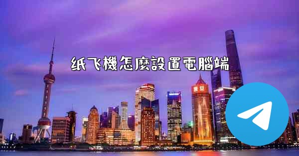 纸飞機怎麼設置電腦端