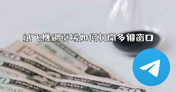纸飞機網页端如何打開多個窗口