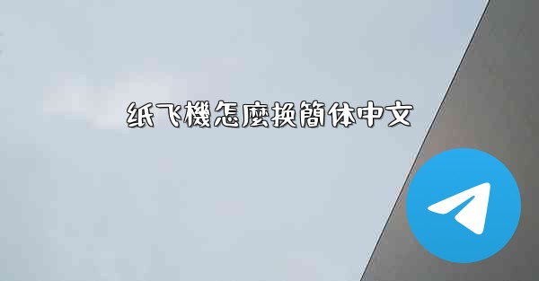 纸飞機怎麼换簡体中文