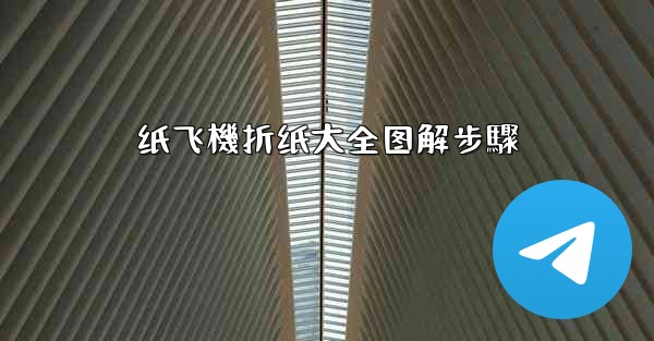 纸飞機折纸大全图解步驟