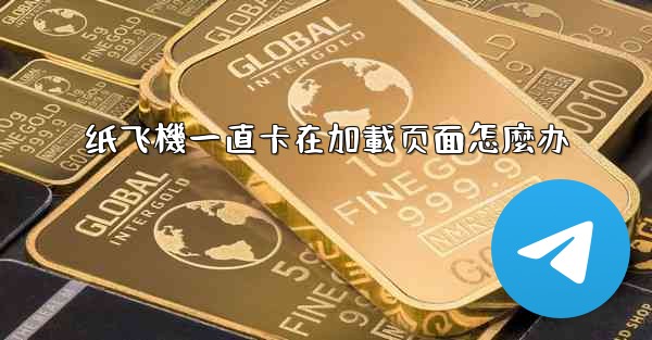 纸飞機一直卡在加載页面怎麼办