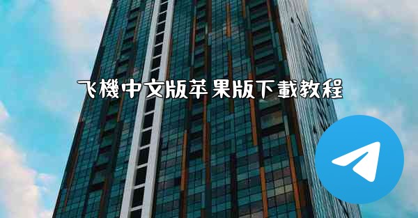 飞機中文版苹果版下載教程