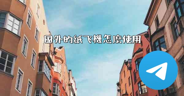 國外的纸飞機怎麼使用