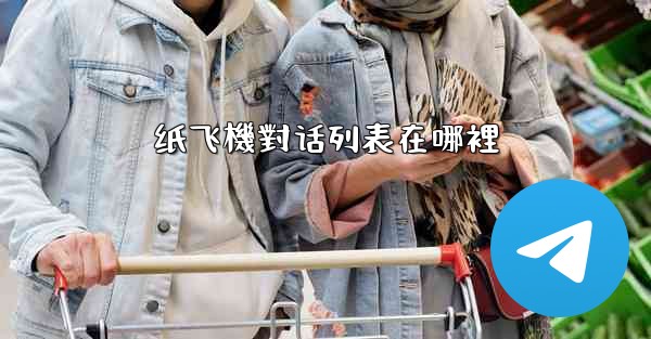 纸飞機對话列表在哪裡
