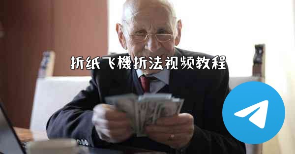 折纸飞機折法视频教程