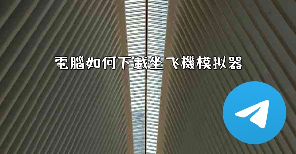 電腦如何下載坐飞機模拟器
