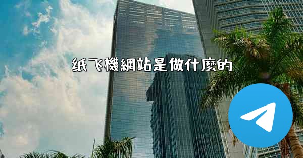 纸飞機網站是做什麼的