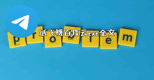 纸飞機百度云txt全文
